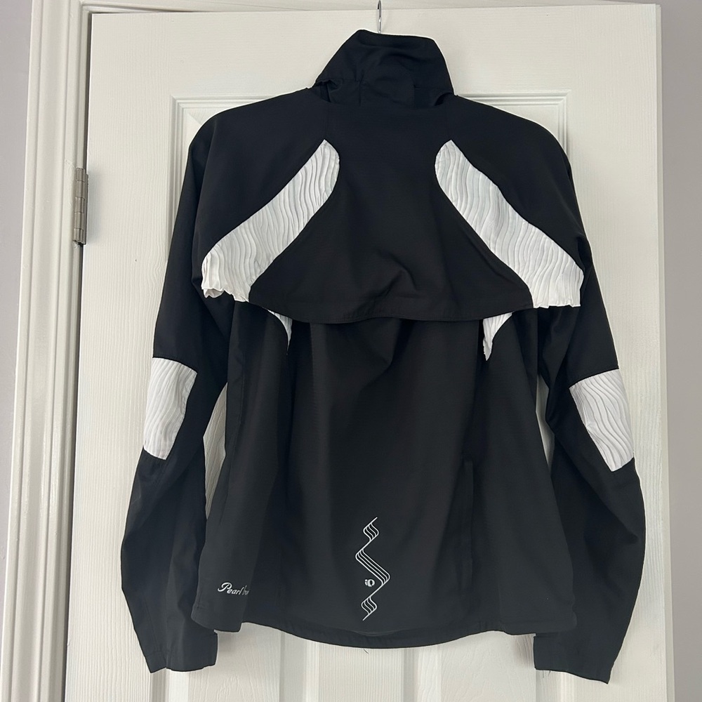 Pearl Izumi Elite Barrier Women's Black & White Cycling Jacket size Large L - Picture 2 of 6